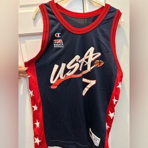 David Robinson, Team USA basketball jersey. Size Large